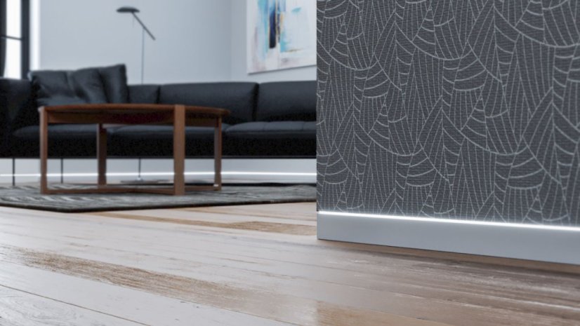 vkladka MDF 5508 pre LED pásik - Barva: Alaska white