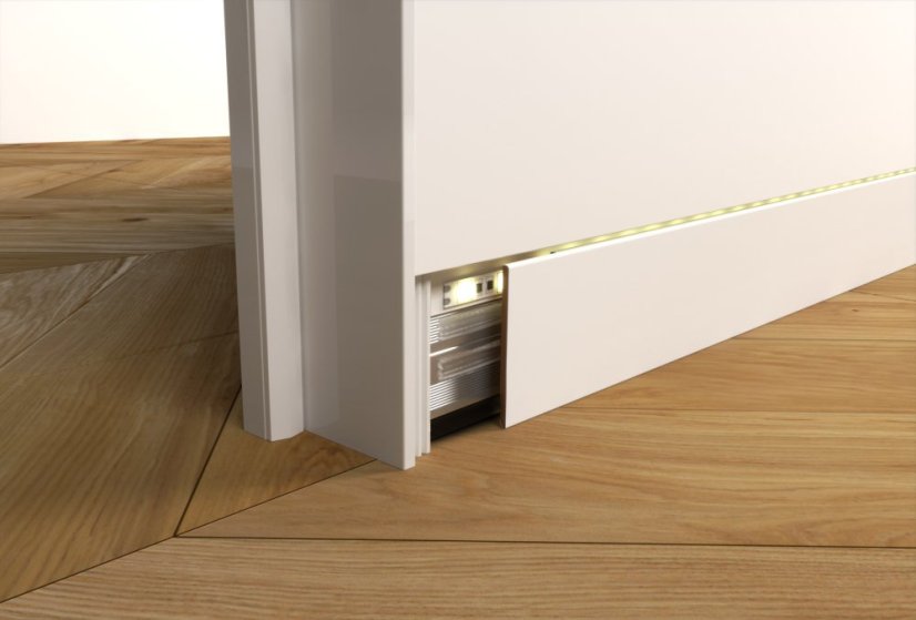 frézovaná vkladka MDF 6708 pre LED pásik - Barva: Vlastný odtieň RAL ostatné*