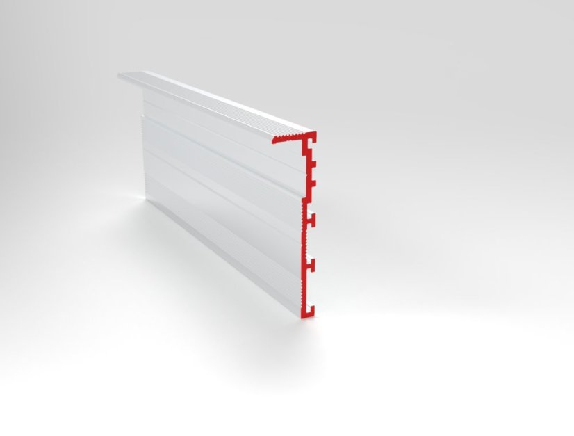 DORSIS skrytá podlahová lišta linus 15 pro LED - profil 2400 mm (skrytá soklová LED lišta)