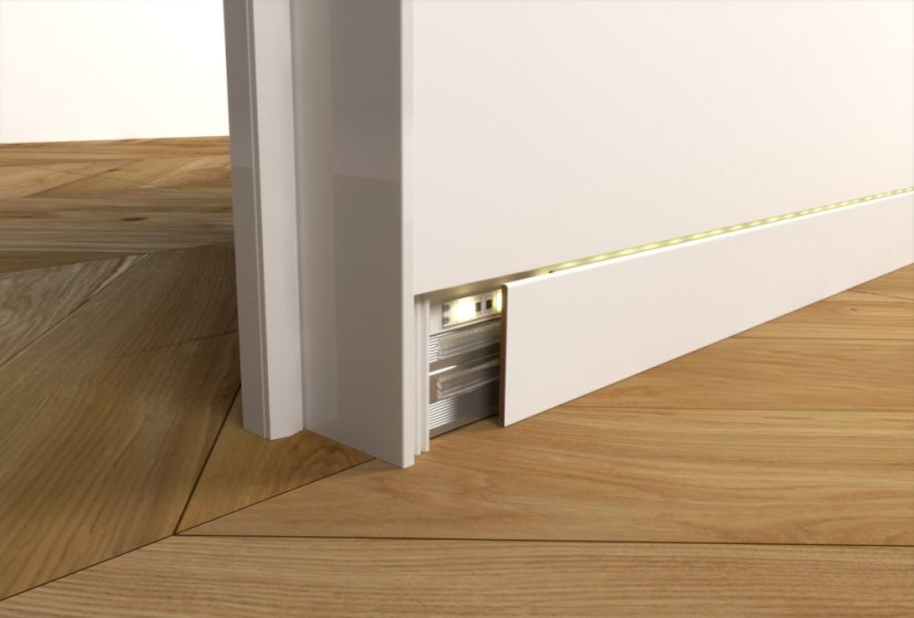frézovaná vkladka MDF 5508 pre LED pásik - Barva: Vlastný odtieň RAL štandard*